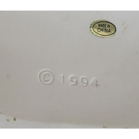 VINTAGE Winter Valley Lighted Library 6" Ceramic Christmas Holiday Decor 1994 - Picture 6 of 12